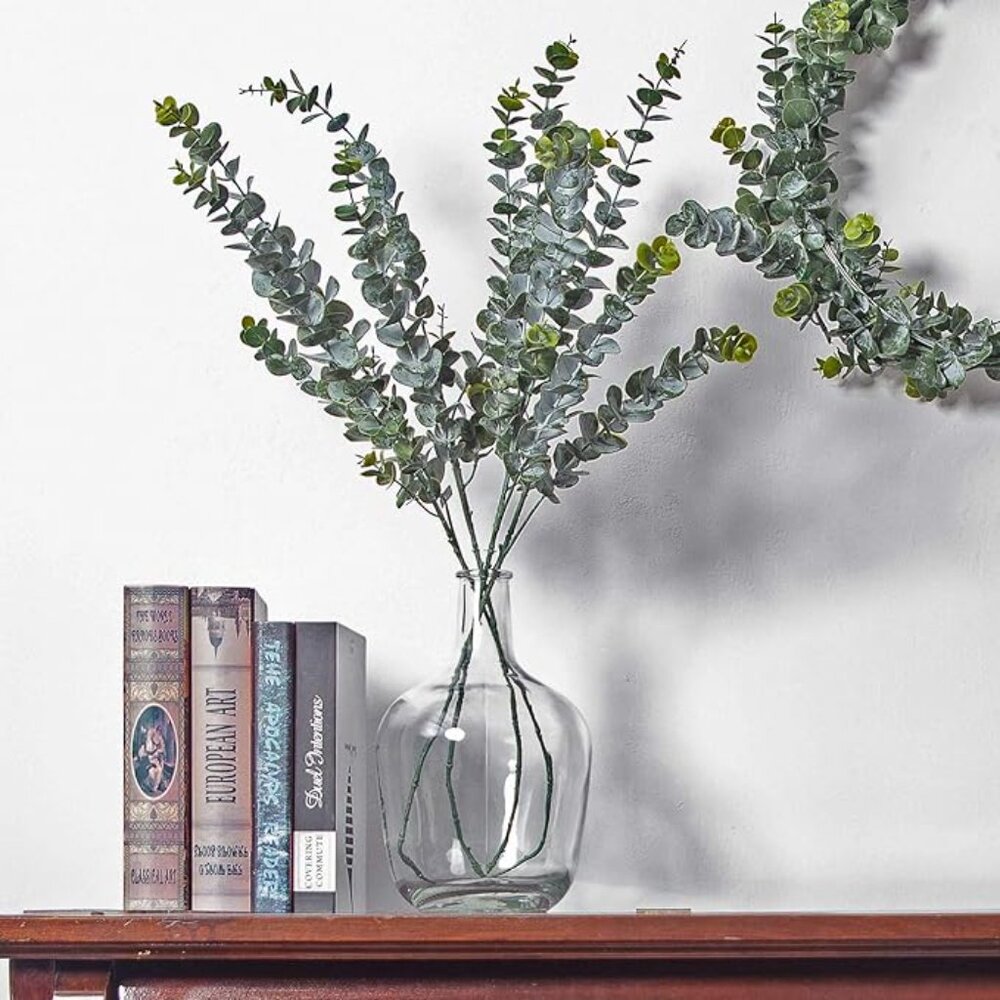 Naidiler Faux Eucalyptus Branches | 8 Pcs Artificial Greenery Stems | NEW - Picture 3 of 4